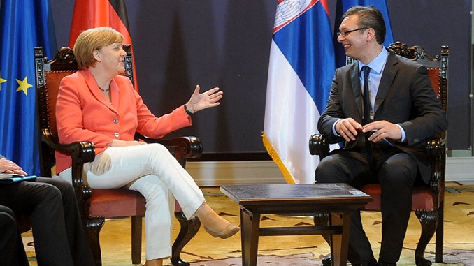 Vučić želi da se zahvali mentorki na nezavisnosti Kosova Angela Merkel Vucic 678