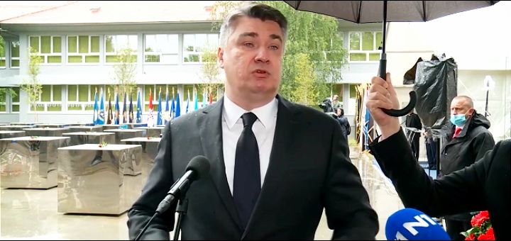 Milanović napustio godišnjicu akcije "Bljesak" zbog natpisa "Za dom spremni" Zoran Milanovic 720x340 1