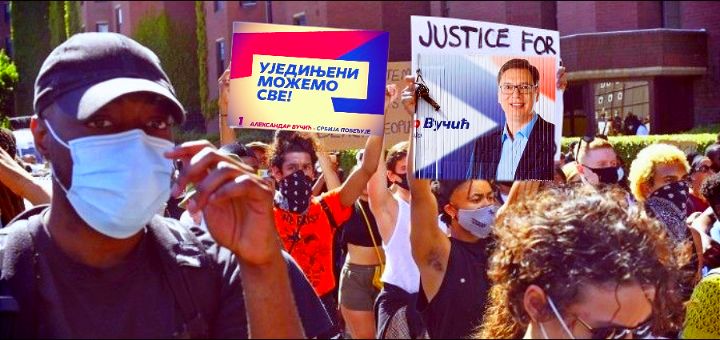 AMERIKA NA NOGAMA: Masovna podrška Vučićevoj HRABROSTI u borbi protiv Zaharove AMERIKA NA NOGAMA: Masovna podrška Vučićevoj HRABROSTI u borbi protiv Zaharove