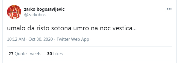 NSPM: „Dnevnik uvreda“ sa društvenih mreža na račun preminulog mitropolita Amfilohija i SPC Shit Tvit11