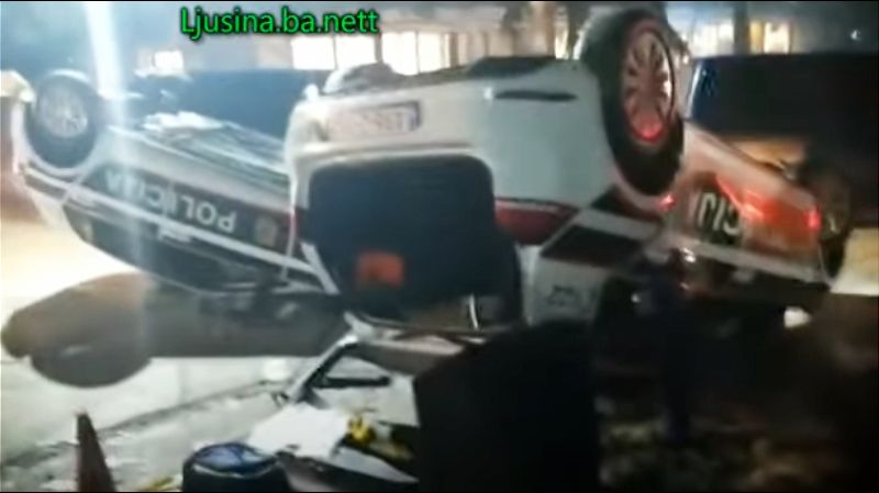 U sukobu migranata i policije u Sarajevu oštećeno 20 vozila MUP-a (VIDEO) Policijski Auto 800x450 1