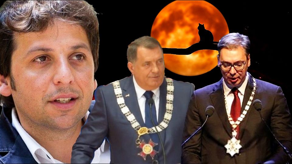 Vukanović: Što veći nesoj, izrod, moralna nakaza i štetočina, to su mu veća ordenja na tokama i prsima Vukanovic Dodik Vucic 960x540 1