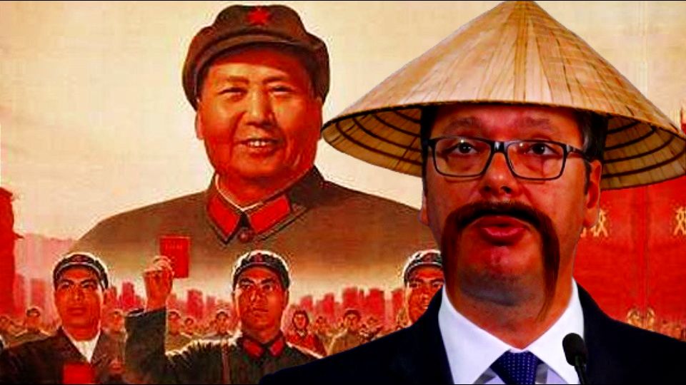 Dankovi aФorИzmN: Pali sa Marksa i ,,Kapitala“ se odlično snašli u neolibaralnom kapitalu. U potpisu: ПРЦ (People's Republic of China) VUCIC Kineska Revolucija 960x540 1