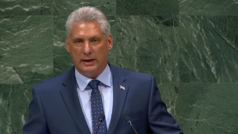 Predsednik Kube odgovorio Bajdenu: "Amerika je propala država" Migel Diaz Kanel Predsednik Kuba 800x450 1