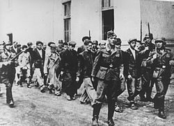 "100 MRTVIH SRBA ZA JEDNOG UBIJENOG NEMCA" Osam decenija od ratnih zločina koje NE SMEMO ZABORAVITI German Soldiers Arresting In 1941 People In Kragujevac E1633803386677