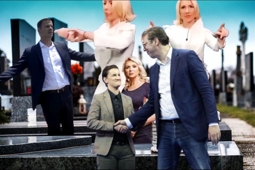 Zidojče cajtung: Umiru desetine, srpska vlast ne preduzima ništa – sprema izbore Vucic Brnabic Mali Darija Kisic Tepavcevic Jovana Jeremic Groblje 1000x666 1