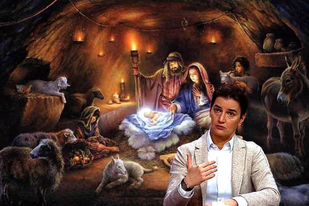 Ana Brnabić: Hrist se rodio 14. februara (VIDEO) BRNABIC Hristovo Rodjenje Bozic 1000x666 1