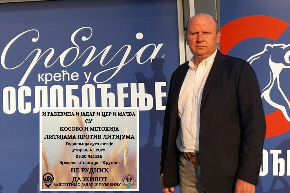 Pokret Oslobođenje poziva na auto-litije 4. januara i blokadu Loznice Djordjevic Oslobodjenje Litije 1000x666 1
