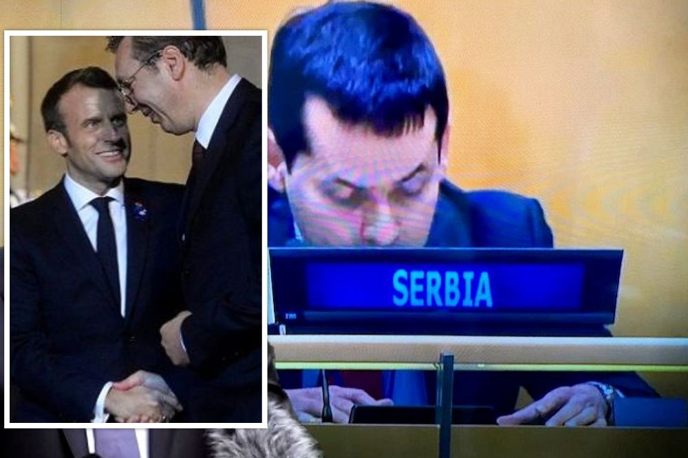 Makron u razgovoru sa Vučićem pozdravio način na koji je Srbija glasala u UN Makron Vucic Un Glasanje 1000x666 1