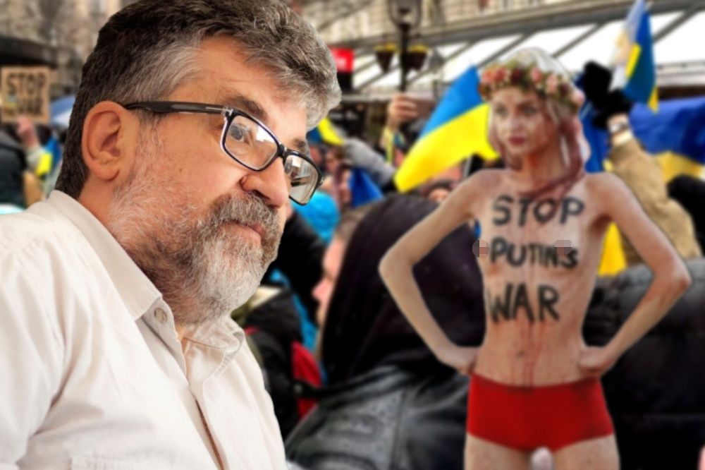 Perić: Amerikanci uključili opciju za ZGRAŽAVANJE kod moralno tupih i nesposobnih za kritičko razmišljanje Mile Peric Ukrajina Protest 1000x666 1