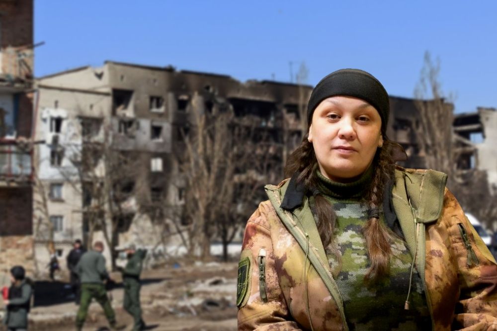 Jaroslava - surovi vojnik i humanitarni radnik: U Donbasu je čovek nesrećan od tuđe nesreće Jaroslava Donbas 1000x666 1