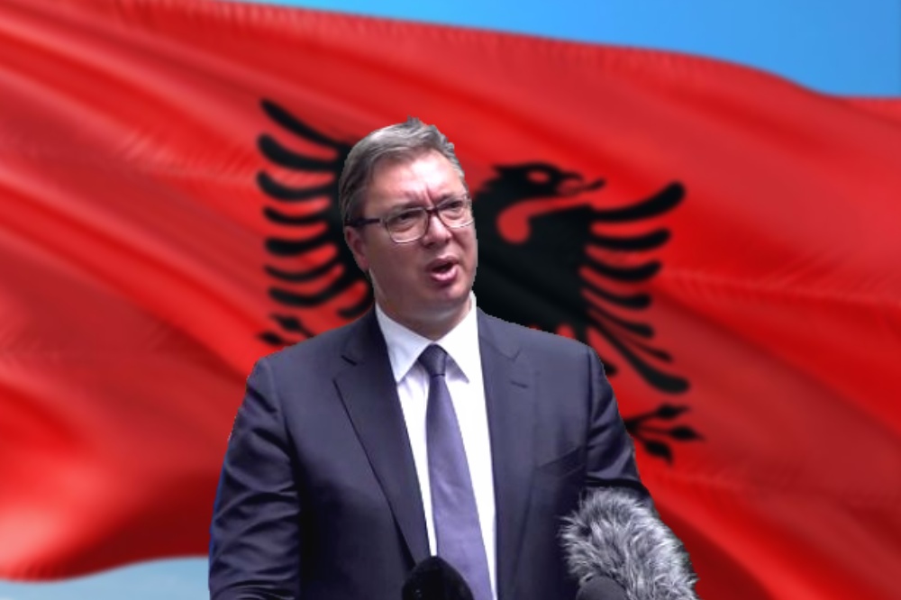 Srbija u Albaniji potpisala deklaraciju o "neopravdanoj agresiji Rusije" Vucic Albanija Zastava 1000x666 1