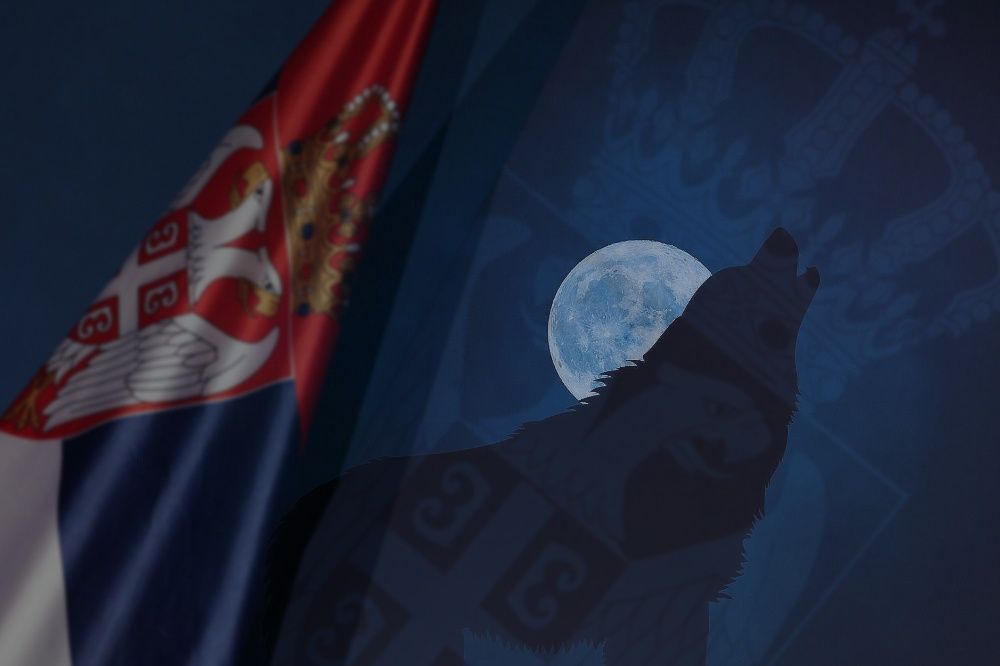 Zašto je vuk mitološki predstavnik Srba Vuk Mesecina Srbija Zastava Srbije 1000x666 1