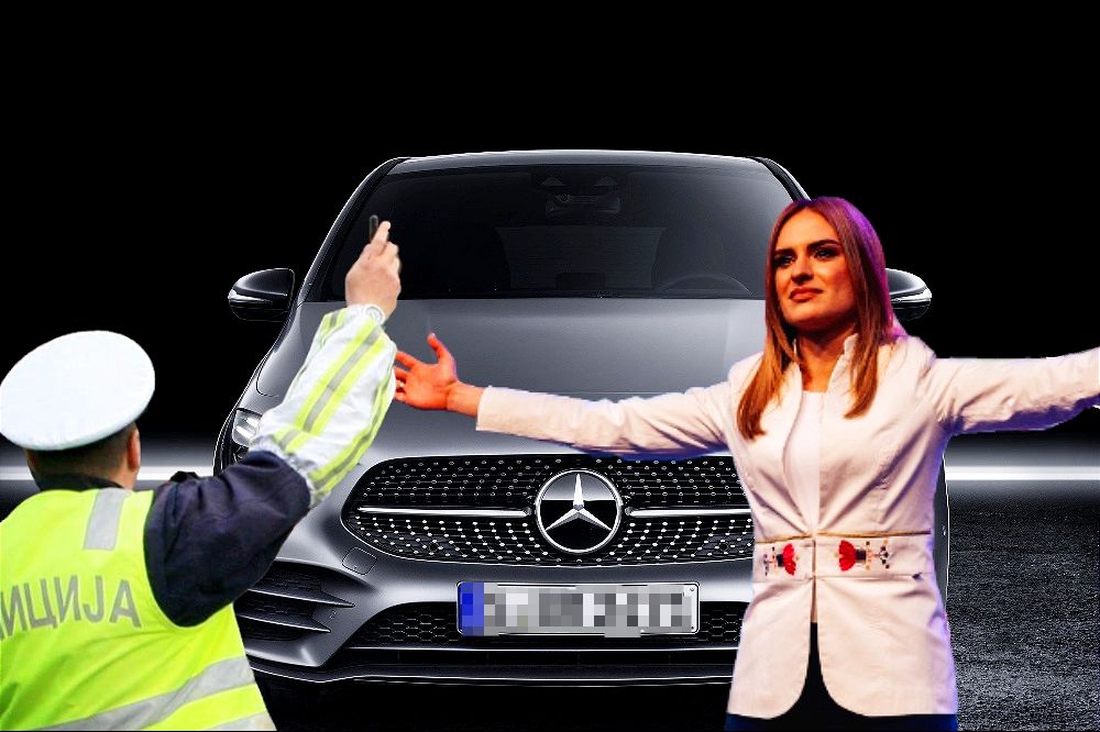 Zavetnici još slave izborni rezultat: Pijanu Micu u mercedesu nahvatala policija Milica Zavetnica Mercedes Policija 1000x666 1