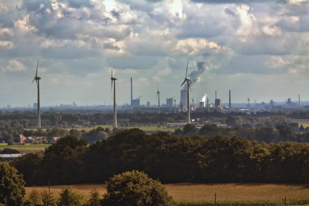 Veliki vodič za odlazak na legalan rad u Nemačkoj: Olakšice, uslovi, papiri Nemacka Rur Industrija Vetropark Dim Smog 1024x682