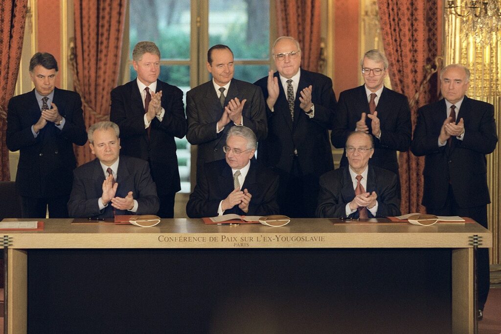 Signing The Dayton Agreement Milosevic Tudjman Izetbegovic 0 1024x683