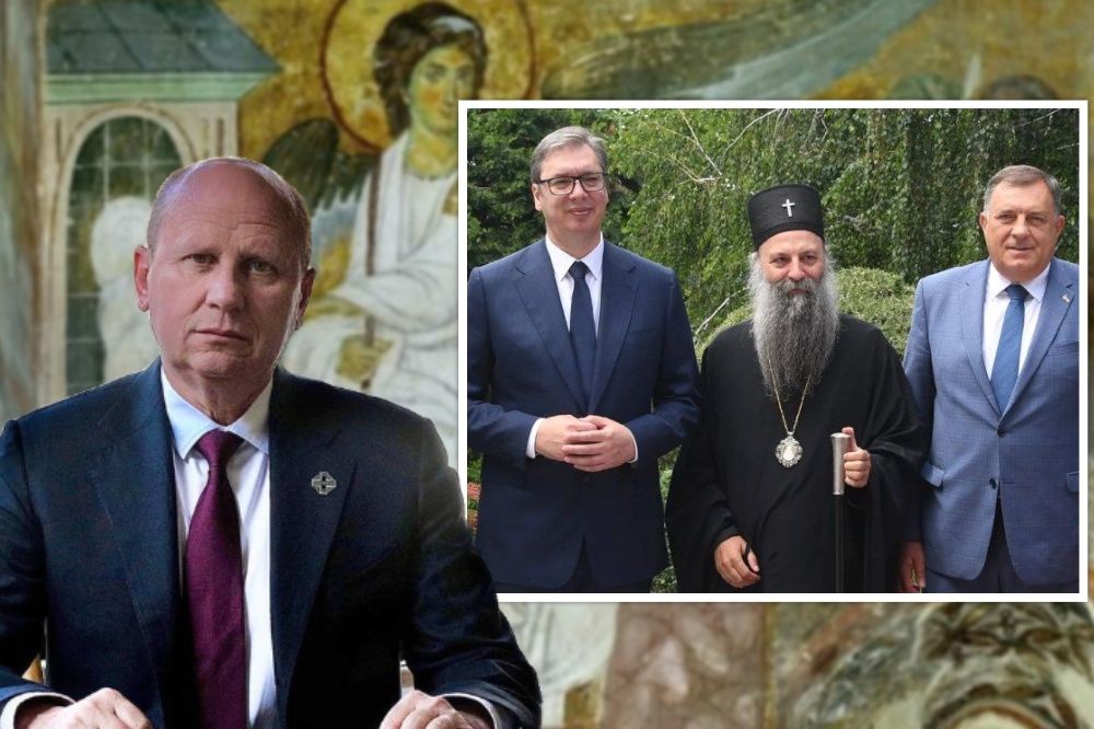 Đorđević: Nikada kao do sada vrh SPC i patrijarh materijalno nisu bolje stajali i bili pod direktnim uticajem vlasti Djordjevic Porfirije Vucic Dodik Beli Andjeo 1000x666 1