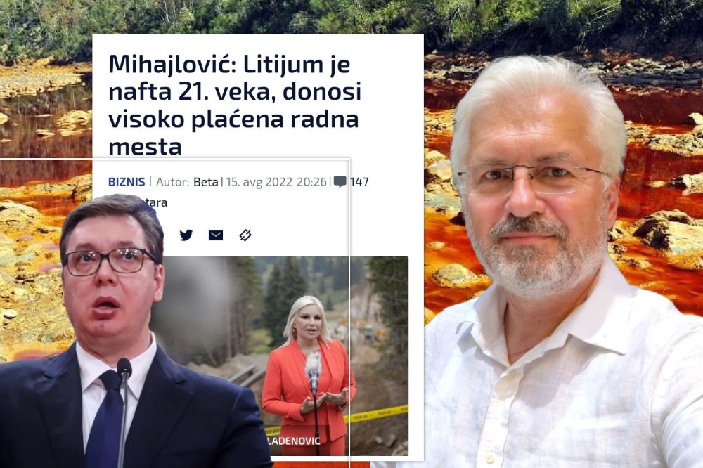 Kuzović poručio Zorani Mihajlović: Vi i Aleksandar Vučić UNIŠTIĆETE preko 10.000 seoskih domaćinstava, prerada litijuma je SMRTNA OPASNOST Kuzovic Mihajlovic Vucic 1000x666 1