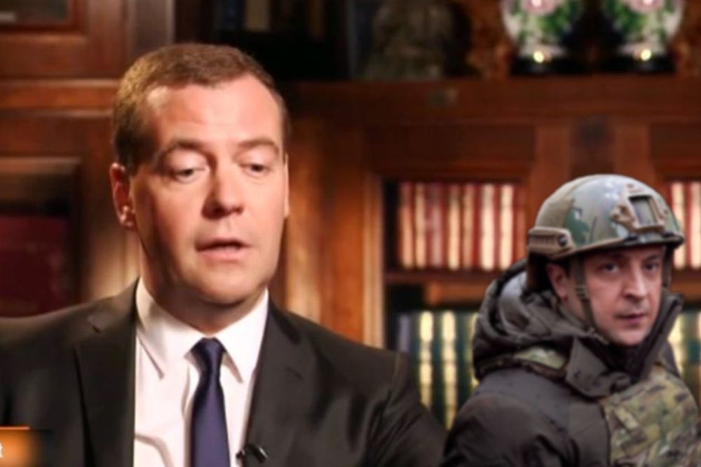 Medvedev: Kraj za Zelenskog – ili tribunal ili kao drugorazredni komedijaš Medvedev Zelenski 1000x666 1