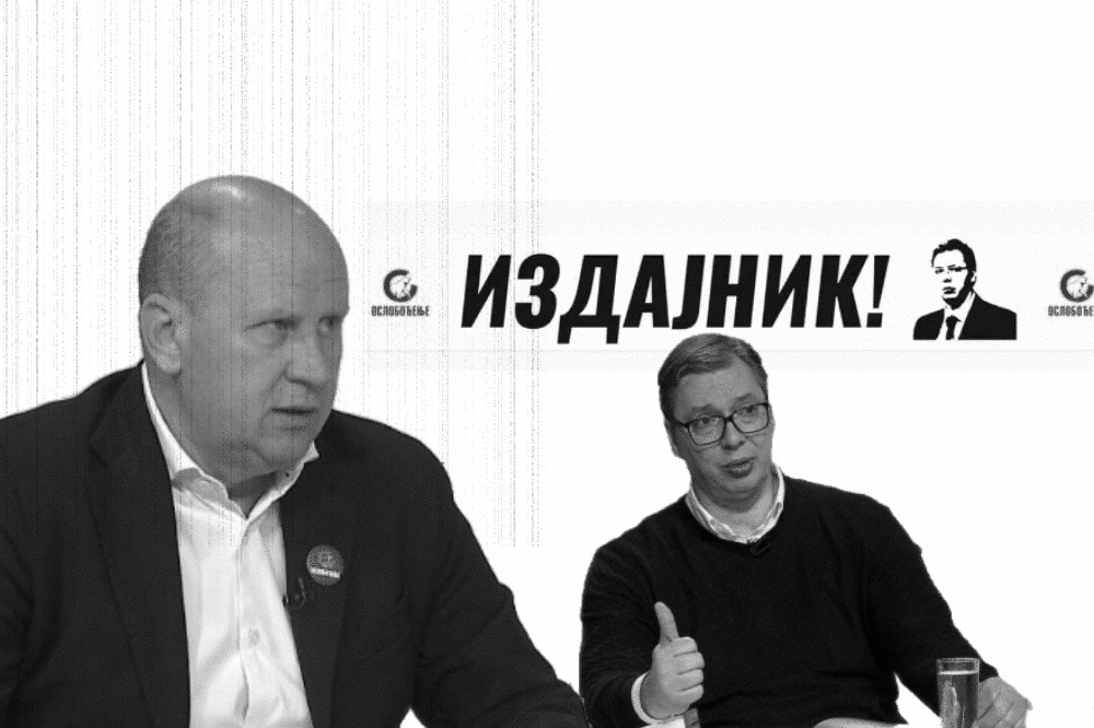 Đorđević: Tablice su još jedna Vučićeva pobeda, boljeg i većeg izdajnika i kvislinga od njega nemamo Djordjevic Vucic Izdajnik2 1