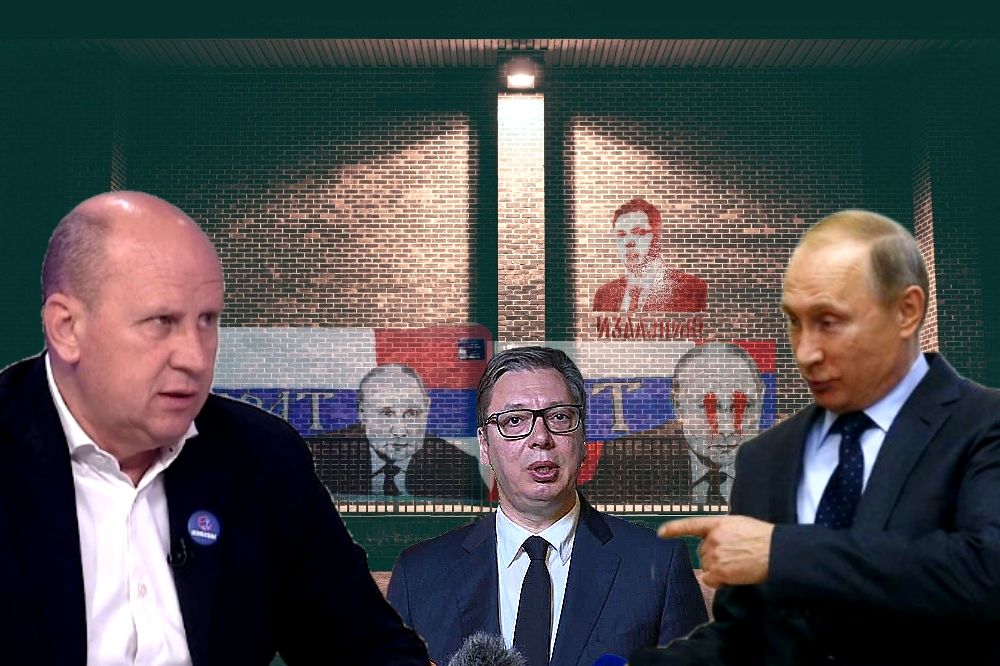 Đorđević: Vučić danju crta murale sa likom Putina, a noću ih precrtava ukrajinskim parolama 1 Djordjevic Vucic Putin Murali 1000x666 1