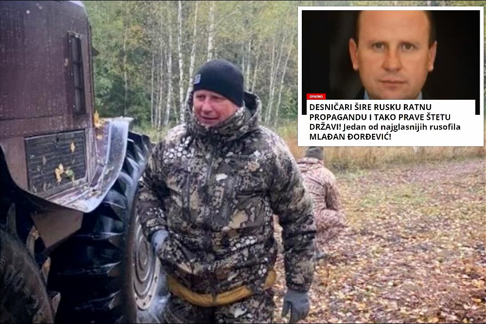 Kurir: OPASNO! Mlađan Đorđević - najglasniji rusofil u misiji širenja ruskog uticaja u Srbiji Djordjevic Kurir Rusija 1000x666 1