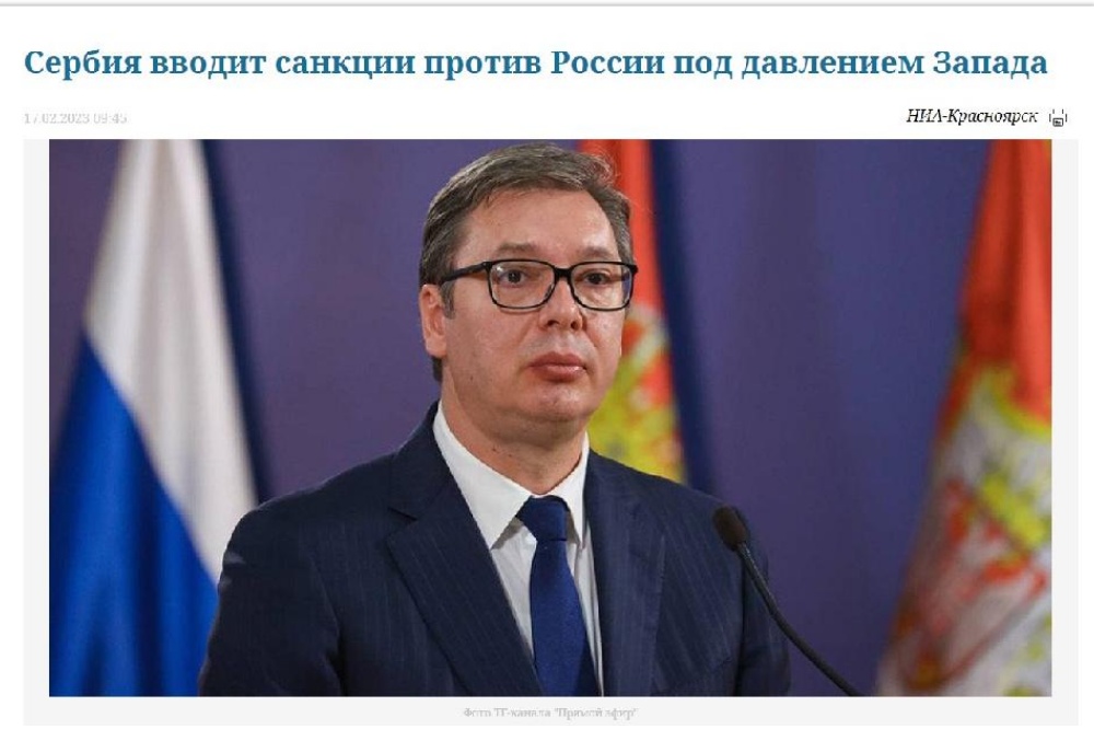 RUSI PIŠU: Vučić najavio uvođenje sankcija Ruski Portal Vucic Sankcije 1000x666 1
