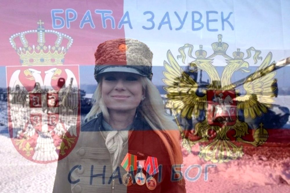 Rusija mora da zaštiti srpske dobrovoljce u redovima svojih snaga: "Čast i slava braći Srbima" Dragana Trifkovic Zastava Rusije Ruska Vojska 1000x666 1
