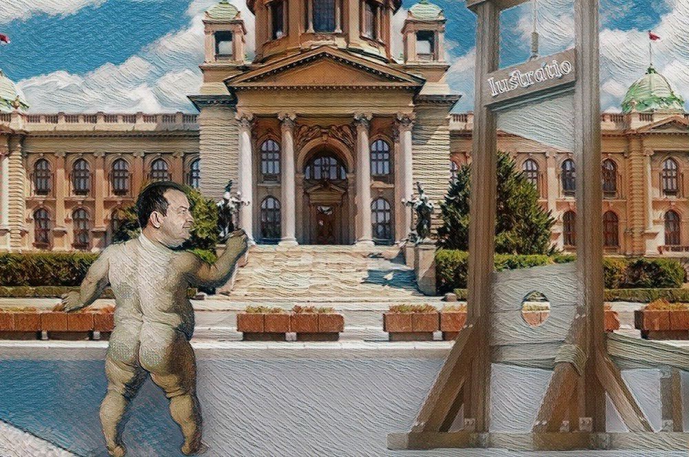 Nepokajanima oprosti i gaziće te ponovo - bez kajanja! Dacic Skupstina Giljotina Lustracija 1000x664 1