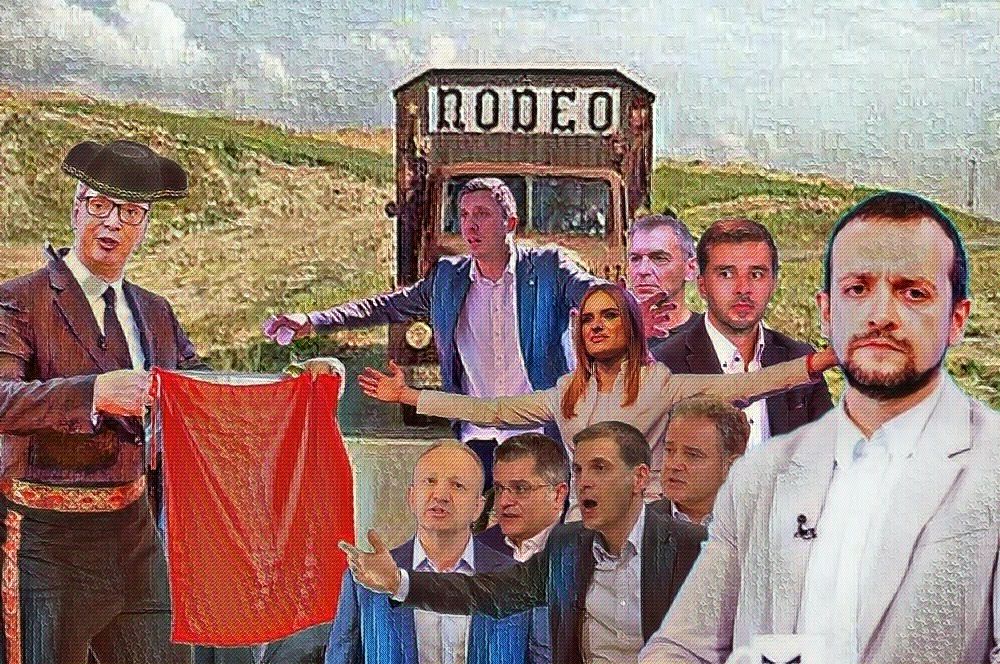 Stojanović pitao opoziciju da se izjasni: Ko će od vas sa Vučićem? Vucic Opozicija Rodeo Boban Stojanovic 1000x666 1