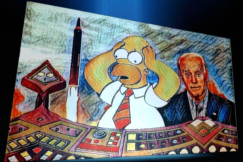 Republikanci: Bajden da se podvrgne testu mentalne sposobnosti ili da odustane od izborne trke Homer Simpson Nuklearna Bomba Bajden 1000x666 1
