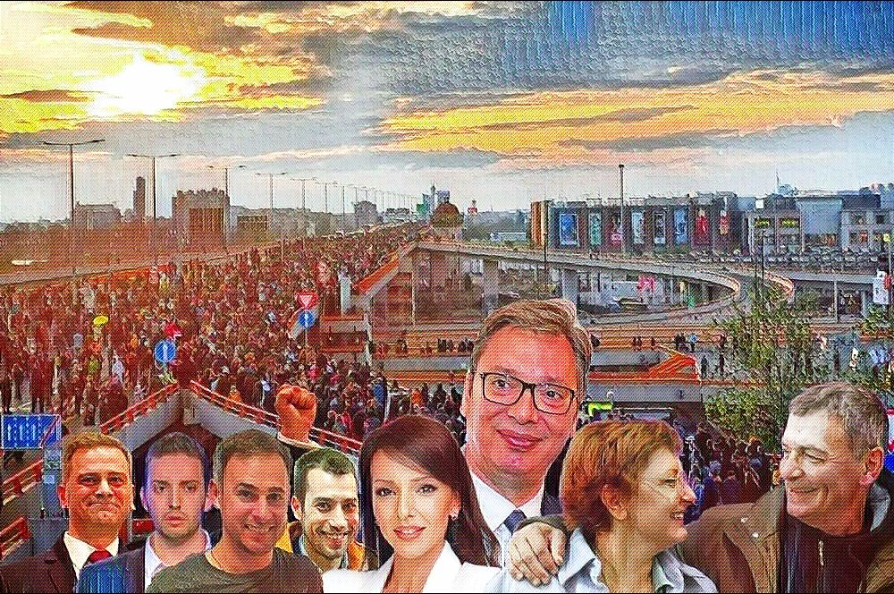 Vucic Opozicija Protest 1000x666 1