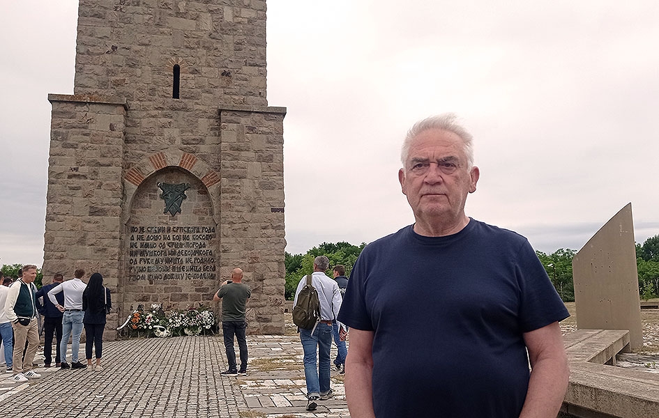 Trajković poručio sa Gazimestana: Narod nezadovoljan zašto naše crkve danas ovde nema Momcilo Trajkovic Foto Radio Kim