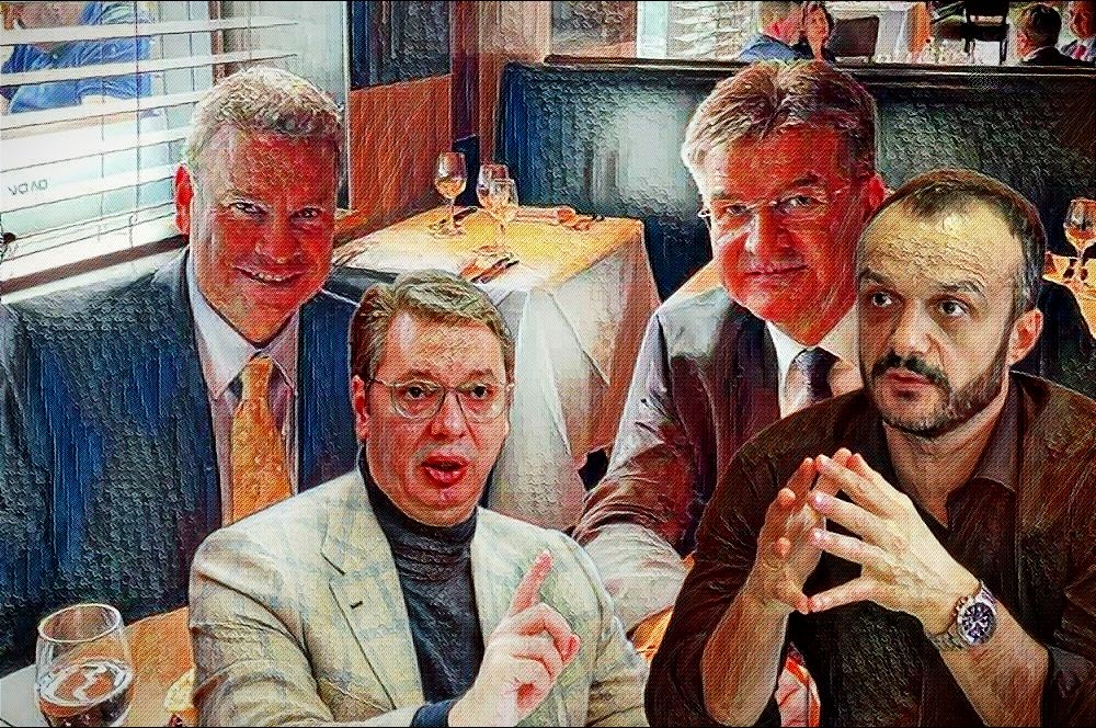 Mirović: Pozvati se „da je glavni ugovarač i pregovarač bio ucenjen“ i poništiti Briselsko-ohridski dokument preko Skupštine i Ustavnog suda Eskobar Lajcak Vucic Mirovic 1000x666 1