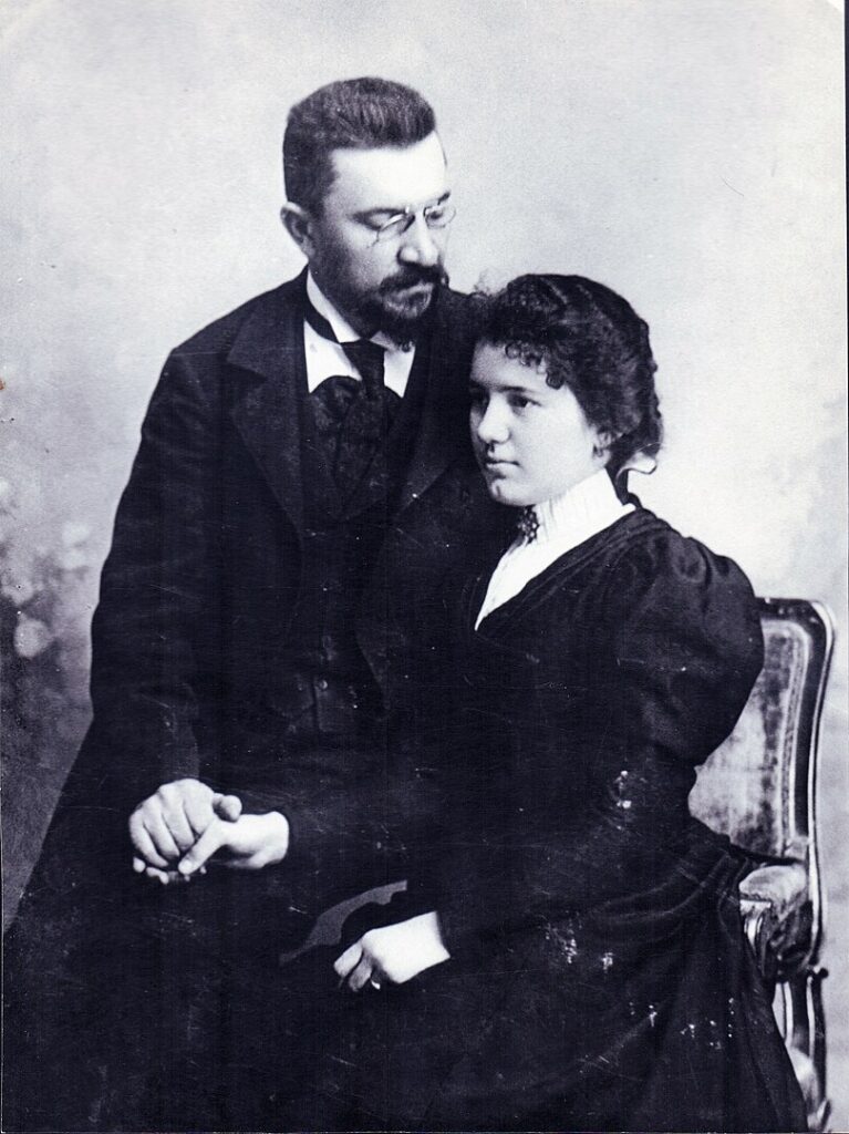 809px Stevan Mokranjac I Marija Mica Predic Kao Verenici 767x1024