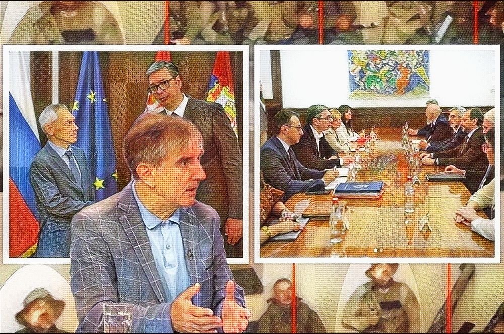 Vučić se iz krize vadi slikajući se sa ruskim ambasadorom, a onda – trk na poklonjenje ambasadorima Kvinte Milivojevic Vucic Banjska 1