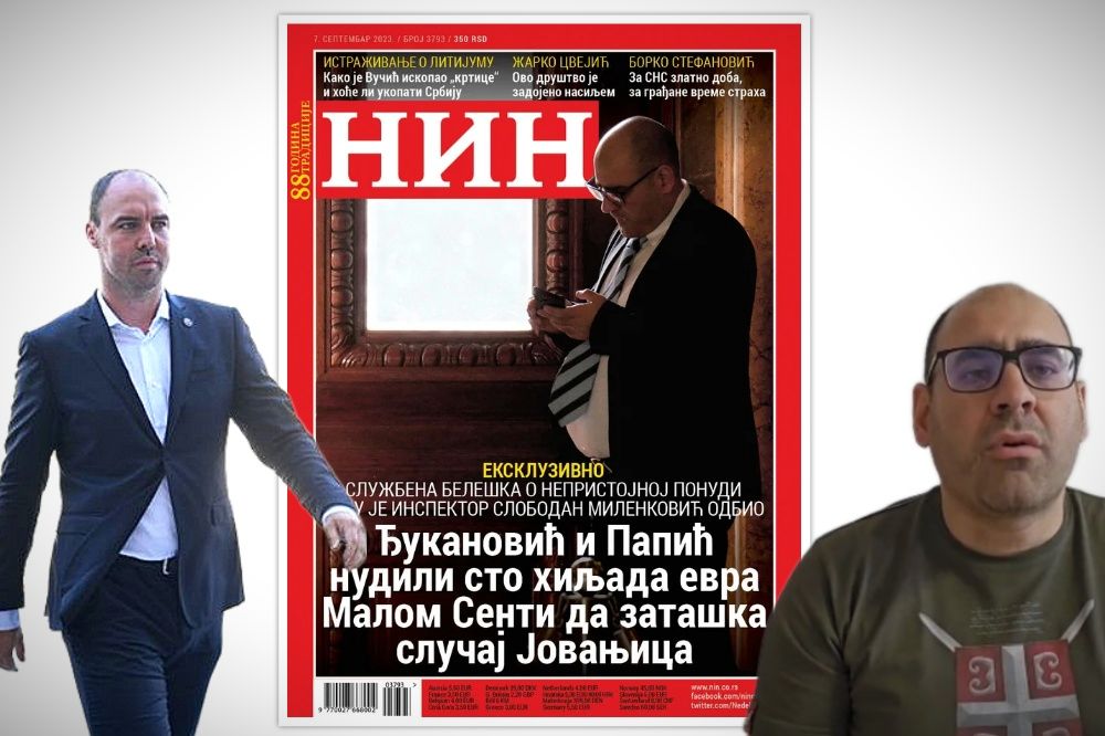 Đukanović i Papić nudili 100.000 evra inspektoru Milenkoviću da zataška „Jovanjicu“; Đukanović: Šokiran sam! Senta Milenkovic Djukanovic 1000x666 1