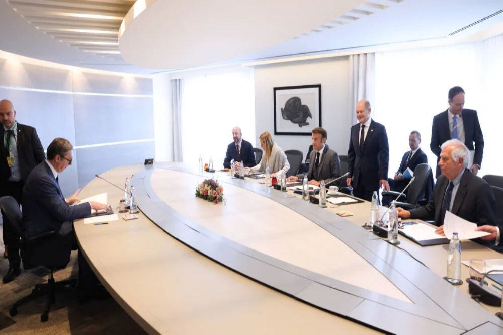Vučić nakon sastanaka u Briselu: Ne mogu da govorim o detaljima zato što je tako dogovoreno Vucic 1foto BETAPHOTO European Council Dario Pignatelli E1698346920806 1000x666 1