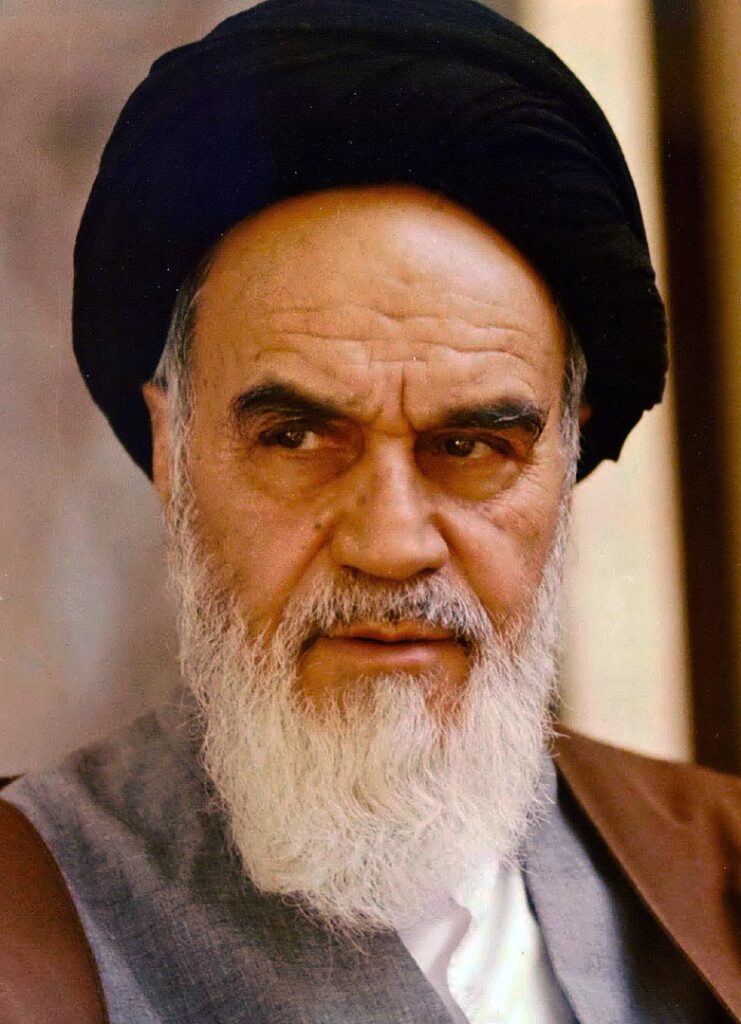781px Portrait Of Ruhollah Khomeini By Mohammad Sayyad 741x1024