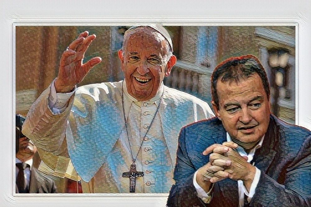 Nemet: Dačić je 2016. sprečio papinu posetu. Nema potrebe da ga Porfirije poziva, dovoljno je da se Sinod SPC ne protivi. Spreman je da dođe odmah Dacic Papa Franja 1