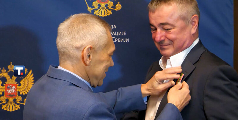 Harcenko Bajatovic Rusija Odlikovanje