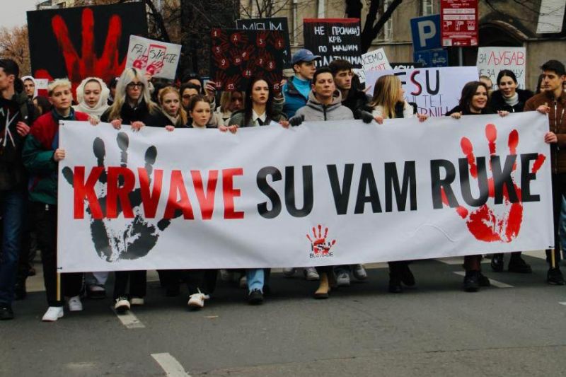 Sokobanjski prosvetari podržali bivše učenike: Pametniji više ne sme da popušta! Protest Studenti Foto Jelena Grubor 800x533 1