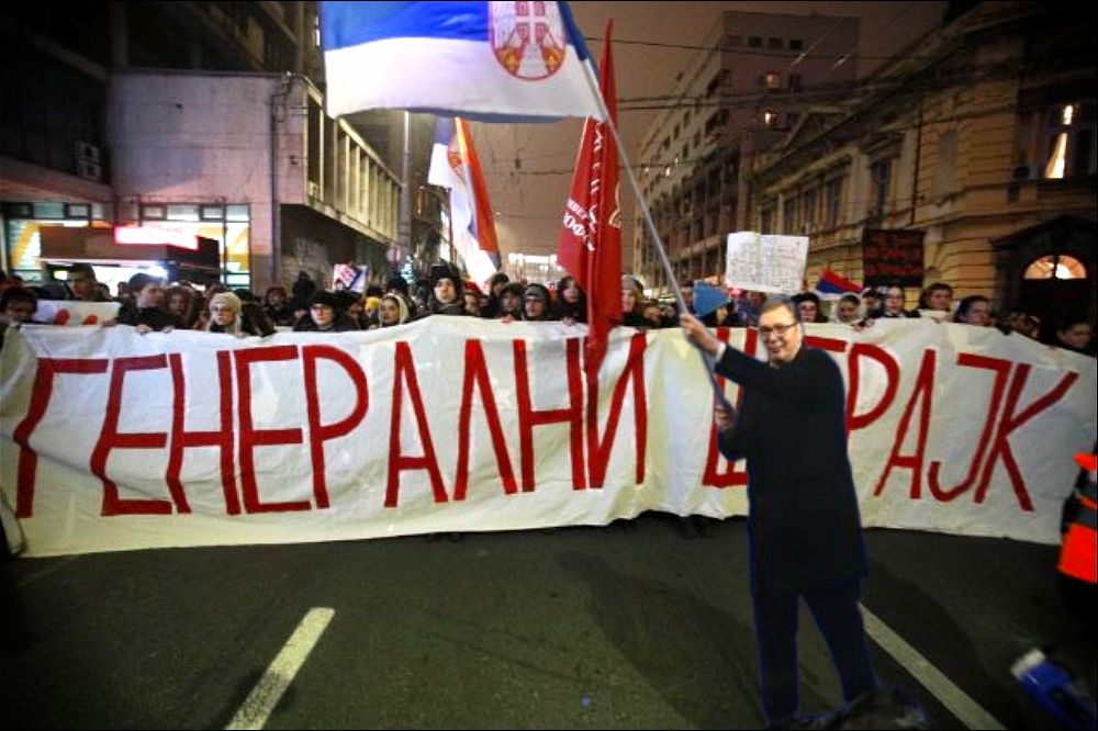 RUSKI MEDIJI Kako se Vučić bori protiv studenata: Starom retorikom dosadnom novoj Srbiji Vucic Protesti 1000x666 1