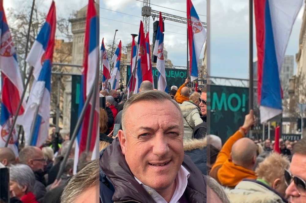 Kovačević: Bakljom, koju su studenti upalili, stručni ljudi moraju osvetliti Srbiju Vladimir Kovacevic Protesti 1