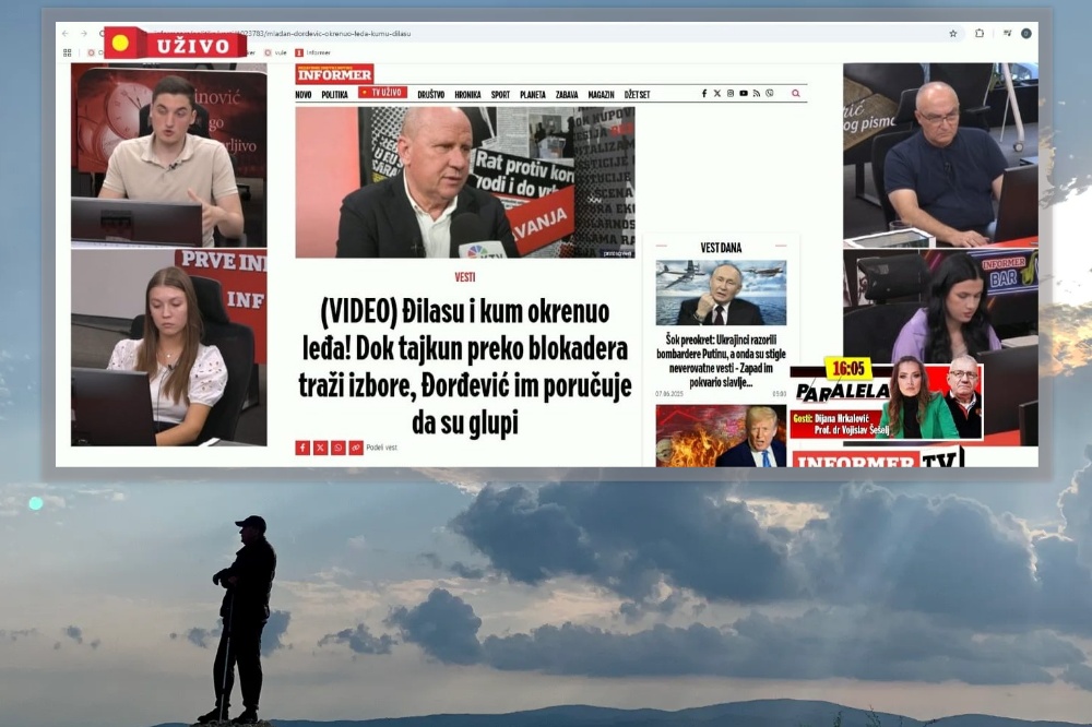 INFORMER: Mlađa se odrekao kuma Đilasa, Đilasovi foteljaši studenti zapalili Rtanj Mladja Informer