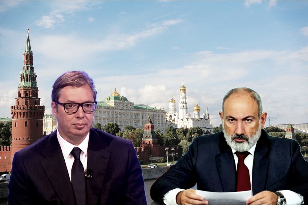 Ruski istoričar: Rusija da više ne laže sebe, nisu nam braća trgovci – Vučić i Pašinjan, ni izdajnici – ruske diplomate Vucic Pasinjan Moskva Kremlj 1000x666 1