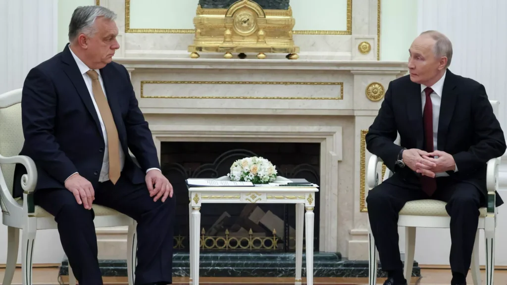 Sastali se Putin i Orban: Budimpešta i dalje moguća platforma za pregovore /video/ ORBAN PUTIN 1024x576