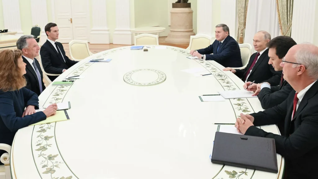 Produktivni razgovori: Završen sastanak Putina i Vitkofa u Kremlju /video/ Putin Vitkof 1024x576