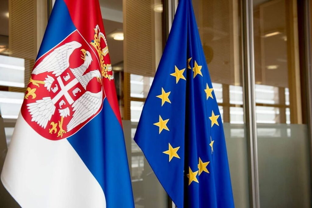 Srbija Eu Evropska Unija Zastava Evrointegracije 1024x683