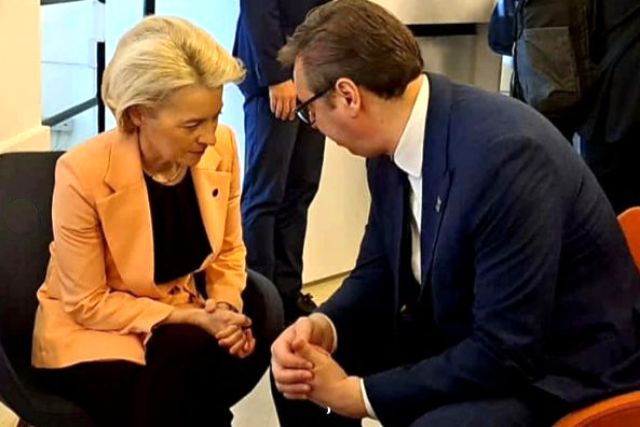 Od „ceo Zapadni Balkan u EU“ do „neću u Brisel“: lzmiče li Vučiću još jedna stolica na kojoj je sedeo Ursula Fon Der Lajen Vucic 640